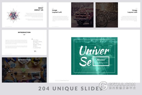 204页极简商务团队业务合作keynote模板 - 顶尖PPT