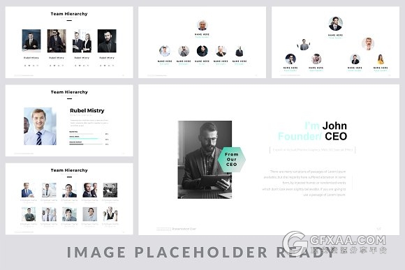 204页极简商务团队业务合作keynote模板 - 顶尖PPT