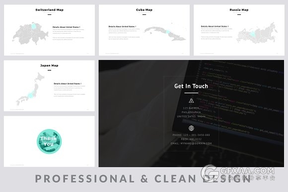 204页极简商务团队业务合作keynote模板 - 顶尖PPT