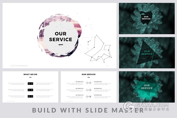 204页极简商务团队业务合作keynote模板 - 顶尖PPT