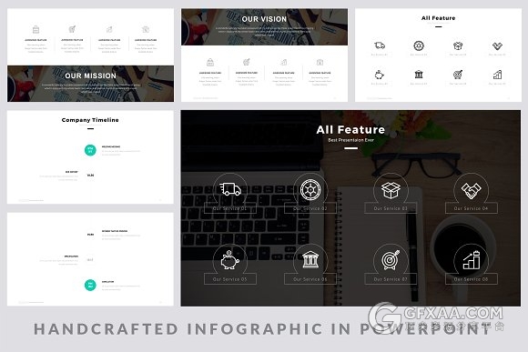 204页极简商务团队业务合作keynote模板 - 顶尖PPT