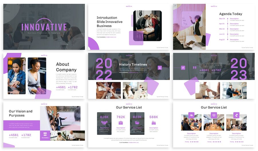 创新商务商业keynote模板 - 顶尖PPT