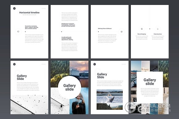 89页A4规格极简商务风格多用途PPT模板 - 顶尖PPT