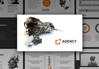 7种配色主题两种比例规格多用途PPT模板 - 顶尖PPT