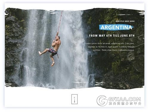 户外摄影极限挑战展示keynote模板 - 顶尖PPT