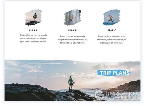 户外摄影极限挑战展示keynote模板 - 顶尖PPT