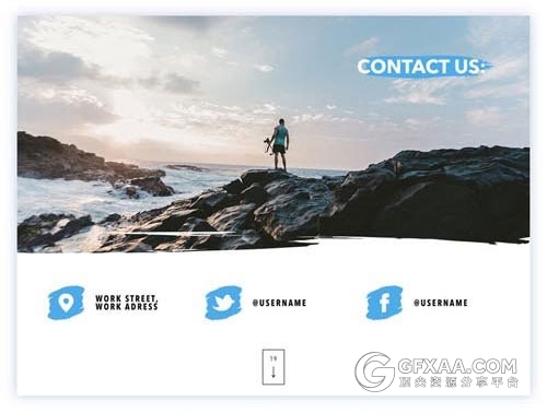 户外摄影极限挑战展示keynote模板 - 顶尖PPT