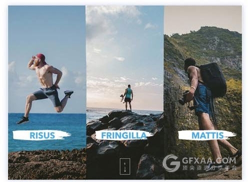 户外摄影极限挑战展示keynote模板 - 顶尖PPT