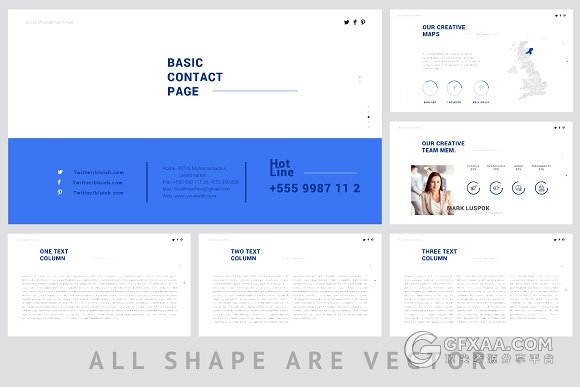 63页简约商务团队多用途keynote模板 - 顶尖PPT