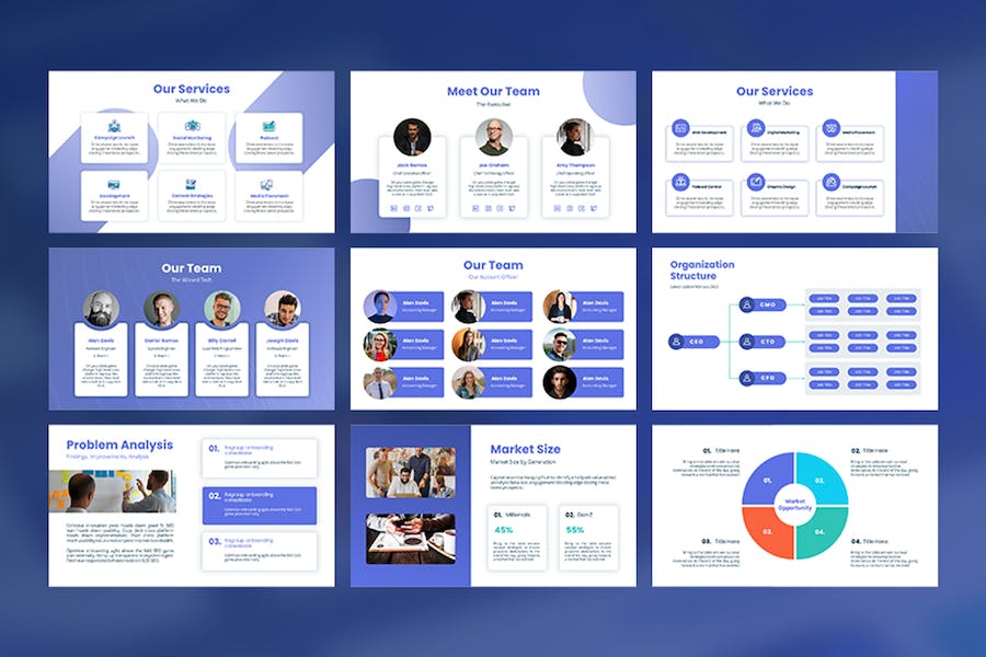 商业计划书团队介绍企业合作建议书通用keynote模板 - 顶尖PPT