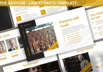 法律咨询律师事务所服务Keynote模板 - 顶尖PPT
