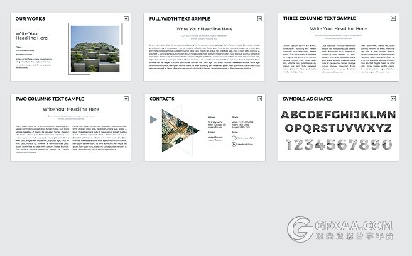 扁平化简约商务计划书PPT模板 - 顶尖PPT