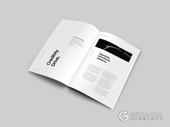 A4规格杂志画册风格keynote模板 - 顶尖PPT