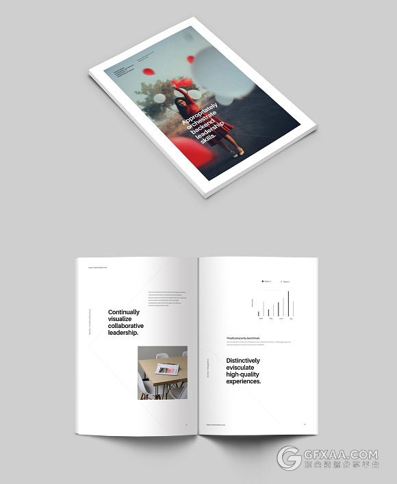 A4规格杂志画册风格keynote模板 - 顶尖PPT