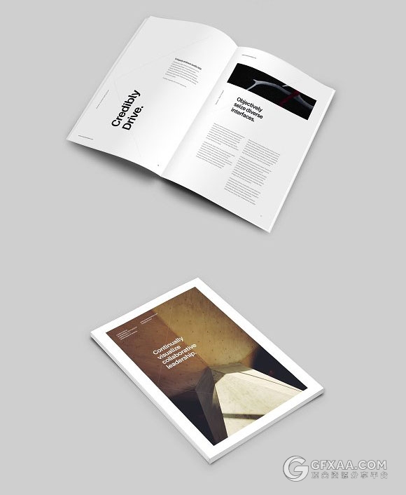 A4规格杂志画册风格keynote模板 - 顶尖PPT