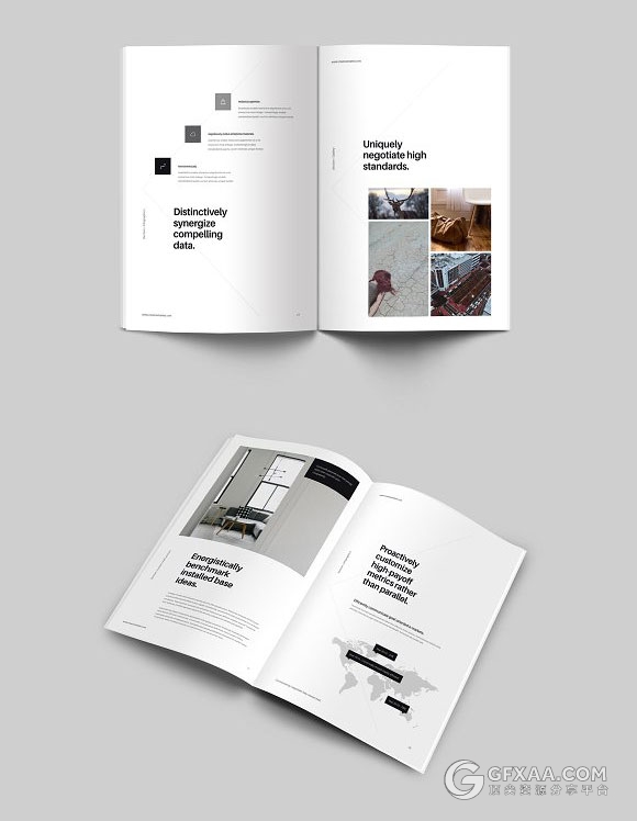 A4规格杂志画册风格keynote模板 - 顶尖PPT