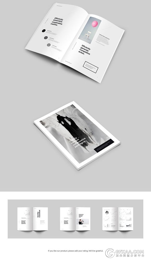 A4规格杂志画册风格keynote模板 - 顶尖PPT