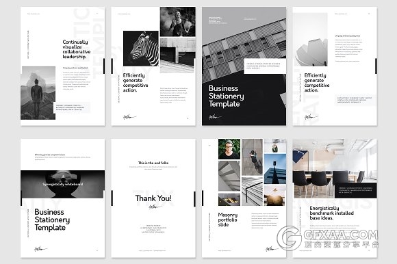 A4规格简约杂志风格多用途keynote模板 - 顶尖PPT