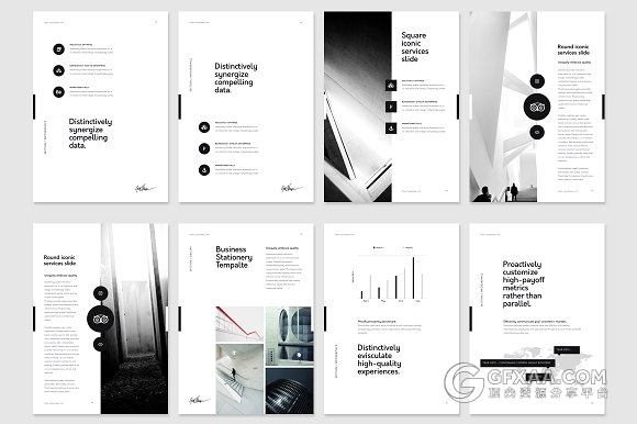 A4规格简约杂志风格多用途keynote模板 - 顶尖PPT