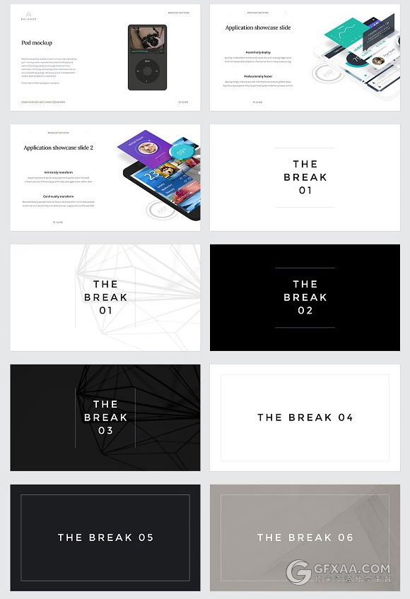 100多页简约商务多用途keynote模板 - 顶尖PPT