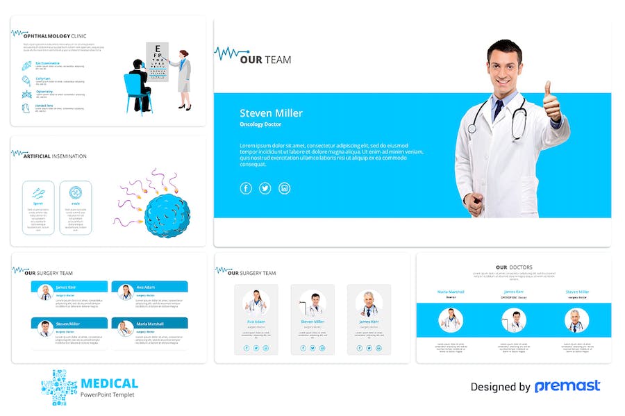 医疗主题演示文稿专业PPT模板 - 顶尖PPT
