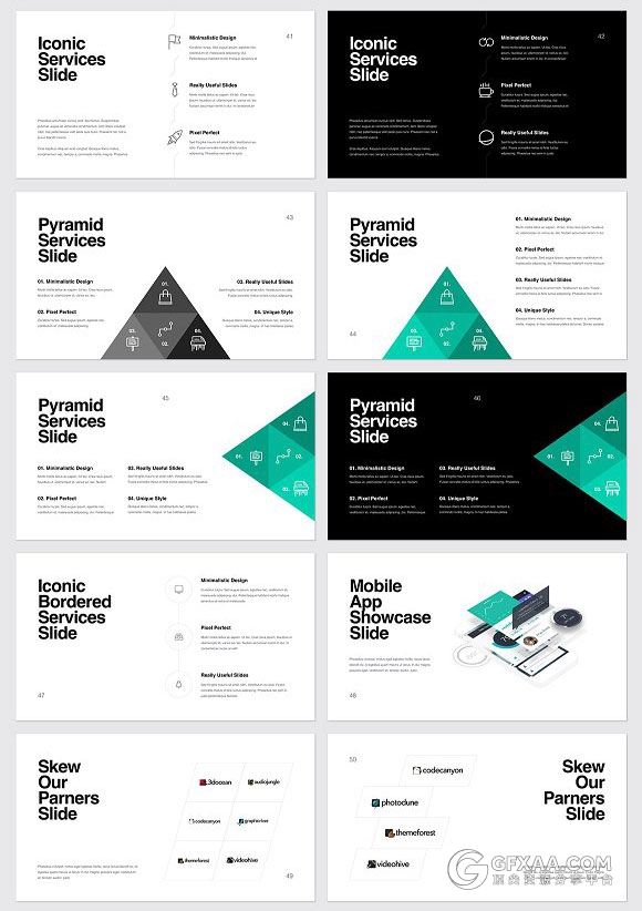 100多页简约商务总结计划keynote模板 - 顶尖PPT