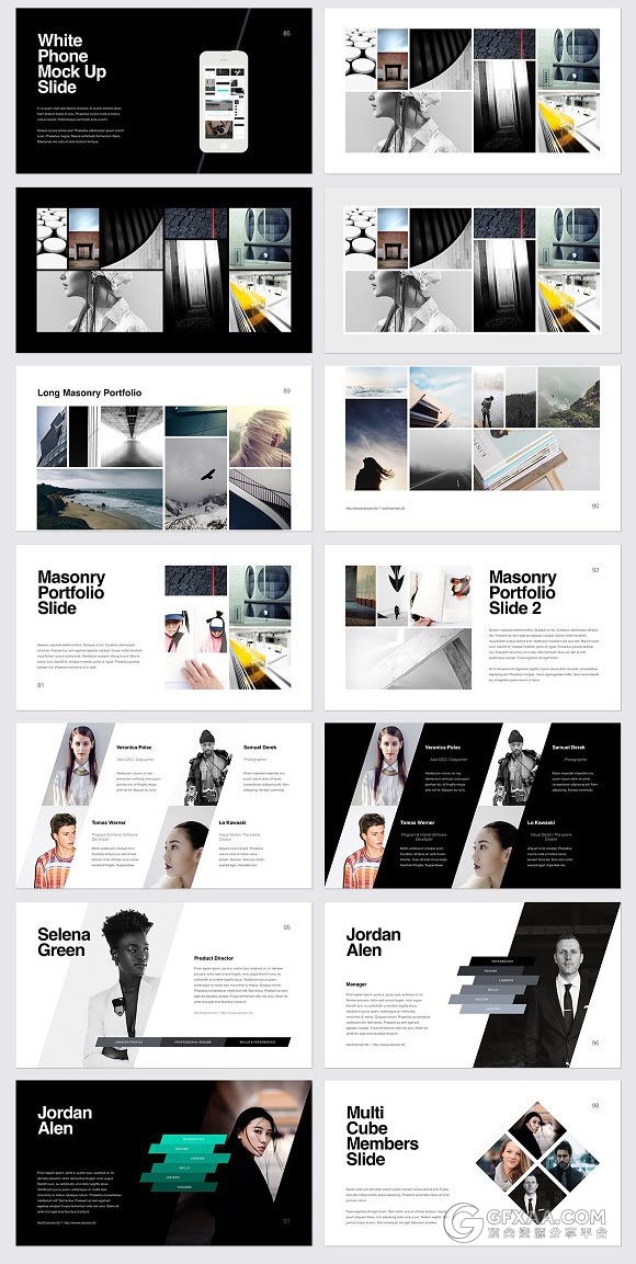 100多页简约商务总结计划keynote模板 - 顶尖PPT