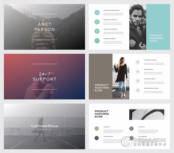 大气简约风格商务总结多用途keynote模板 - 顶尖PPT