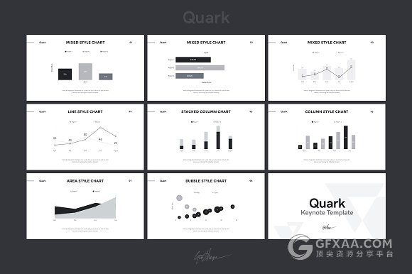 简约时尚服装产品展示keynote模板 - 顶尖PPT