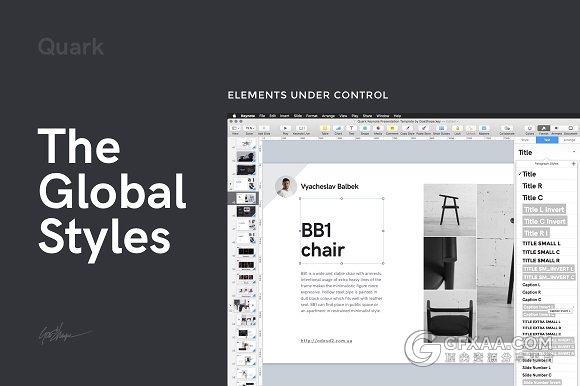 简约时尚服装产品展示keynote模板 - 顶尖PPT