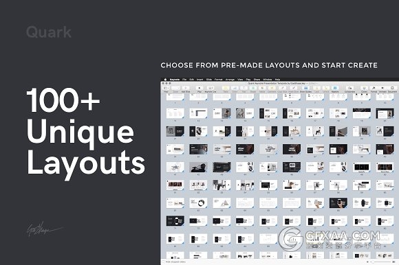 简约时尚服装产品展示keynote模板 - 顶尖PPT