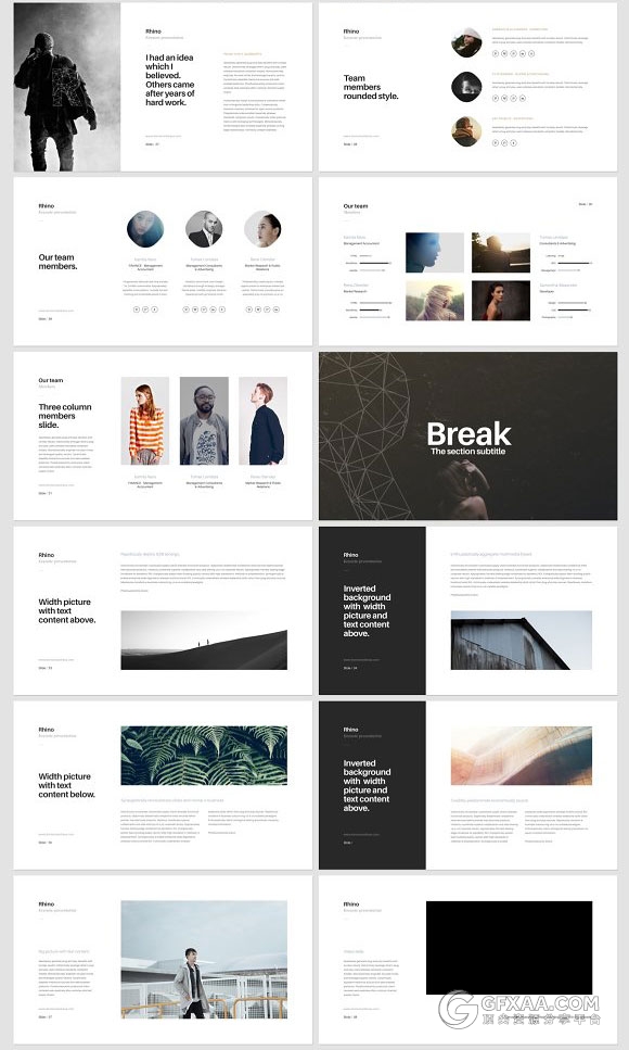 简约商务产品摄影展示keynote模板 - 顶尖PPT