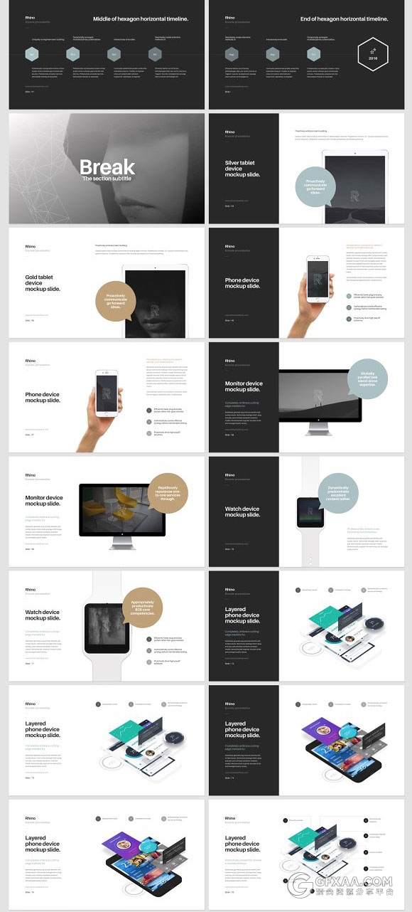 简约商务产品摄影展示keynote模板 - 顶尖PPT