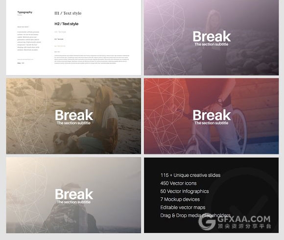 简约商务产品摄影展示keynote模板 - 顶尖PPT