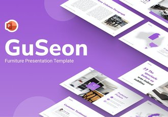 欧美时尚家具家电配套展示PPT模板 - 顶尖PPT