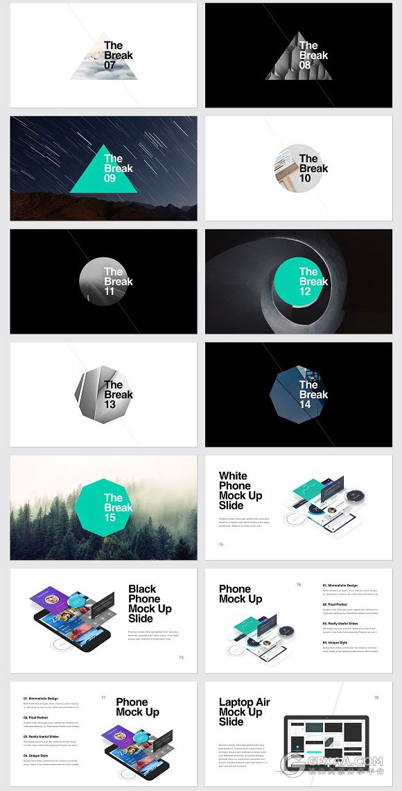 极简商务报告总结摄影产品展示PPT模板 - 顶尖PPT