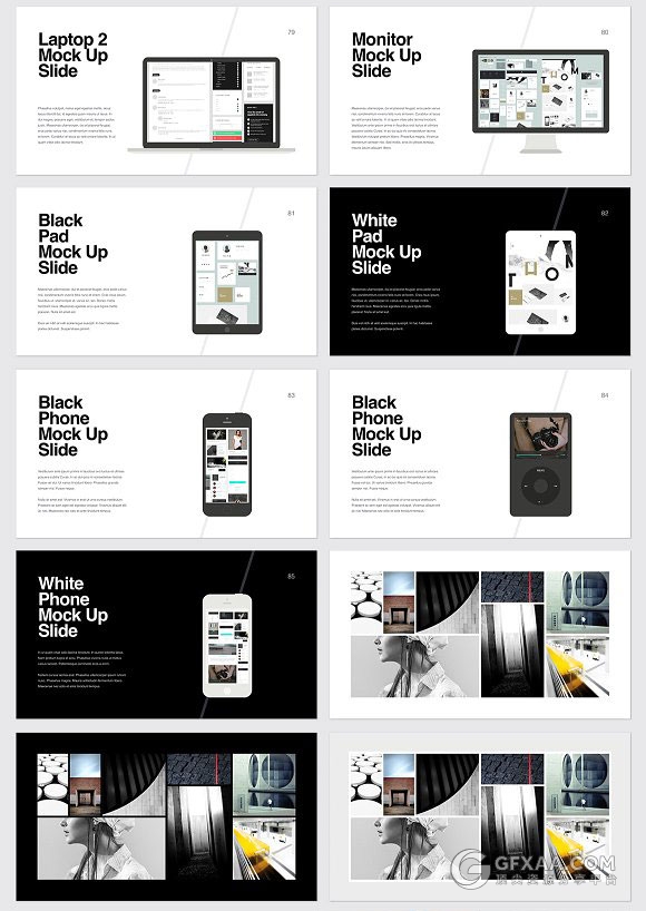 扁平化简约大气服装模特展示PPT模板 - 顶尖PPT