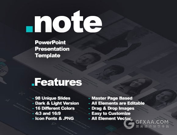 98页商务团队报告总结16种主题配色方案 - 顶尖PPT