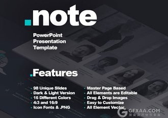 98页商务团队报告总结16种主题配色方案 - 顶尖PPT