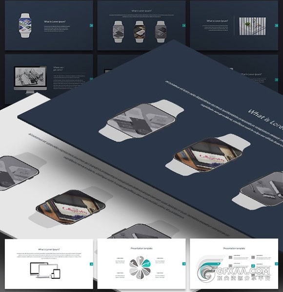 98页商务团队报告总结16种主题配色方案 - 顶尖PPT