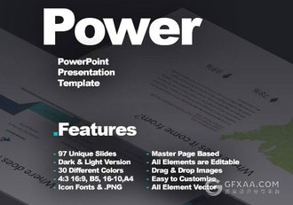 97页商务通用PPT模板30种主题配色方案 - 顶尖PPT