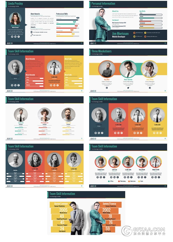 140页欧美商务多用途PPT模板 - 顶尖PPT