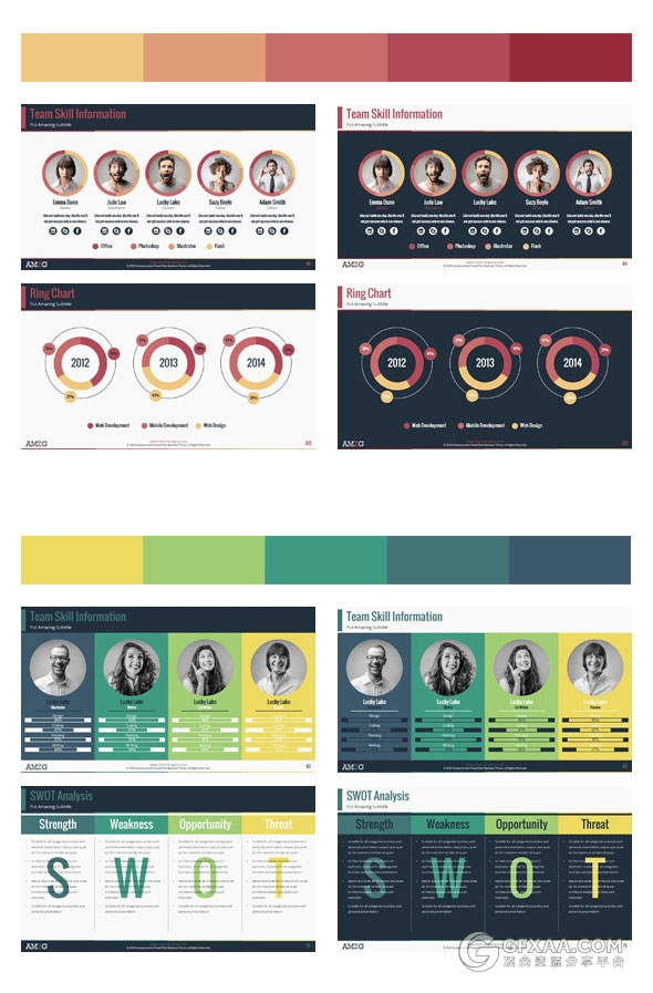 140页欧美商务多用途PPT模板 - 顶尖PPT