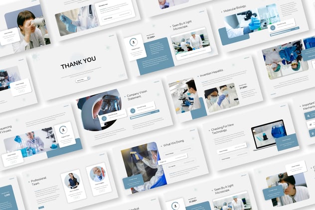 病毒防护知识临床病毒检测分析PPT模板 - 顶尖PPT