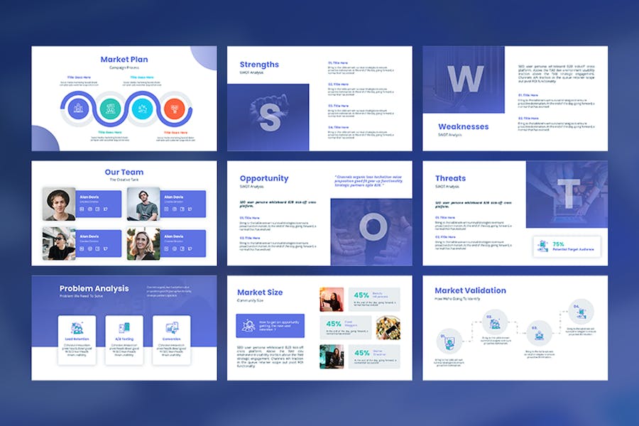商业计划书团队介绍企业合作建议书通用keynote模板 - 顶尖PPT