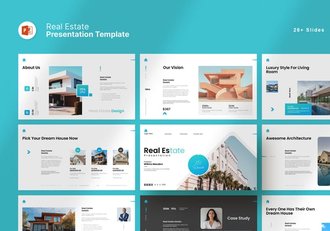 房地产PowerPoint模板 - 顶尖PPT