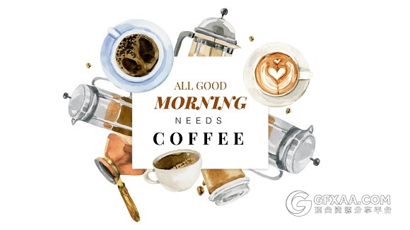 欧美风格咖啡系列keynote模板 - 顶尖PPT