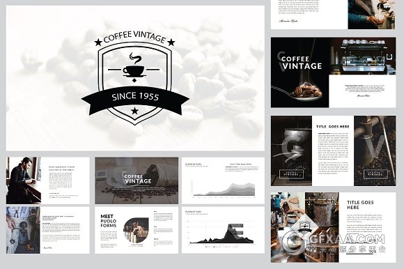 80页咖啡发展史介绍多用途keynote模板 - 顶尖PPT