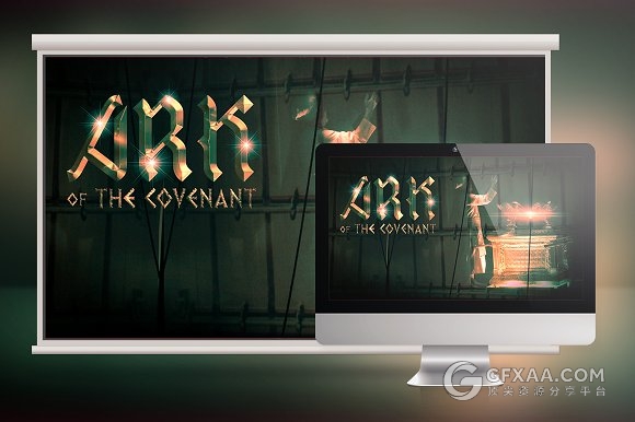 圣人方舟幻灯片模板PSD+JPG格式 - 顶尖PPT