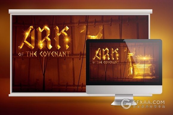 圣人方舟幻灯片模板PSD+JPG格式 - 顶尖PPT